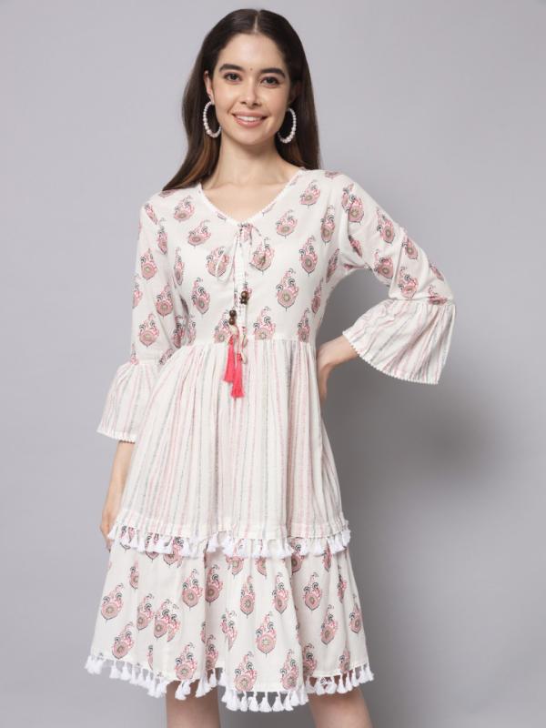 Vrede Vogel 9321 To 9326 Cotton Printed Designer Tunic Collection